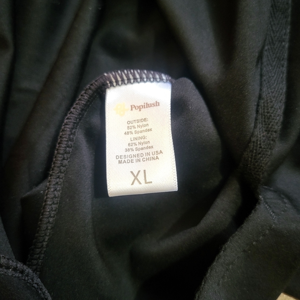 Color Clash Black and White Shapewear Dress - Picture 13 of 14